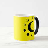 Hemelse noordelijke ster geel magische mok (Voorkant rechts)