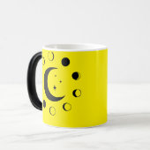 Hemelse noordelijke ster geel magische mok (Voorkant links)