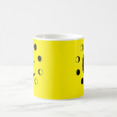 Hemelse noordelijke ster geel magische mok (Center)