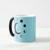 Hemelse noordelijke ster magische mok (Voorkant links)