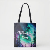 Hemelse Noorderlicht Bruiloft Tote Bag (Voorkant)