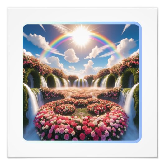 hemelse oase foto afdruk (Voorkant)