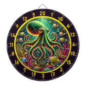 Hemelse Octopus Dartboard Dartbord (Voorkant)