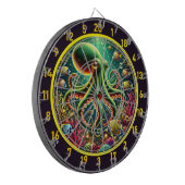 Hemelse Octopus Dartboard Dartbord (Voorkant Links)