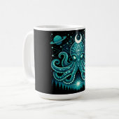 Hemelse Octopus – Kosmische Intelligentie Wilde Di Koffiemok (Voorkant links)