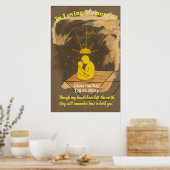 Hemelse Omarming – Persoonlijke Herdenkingsmuur Ku Poster (Keuken)
