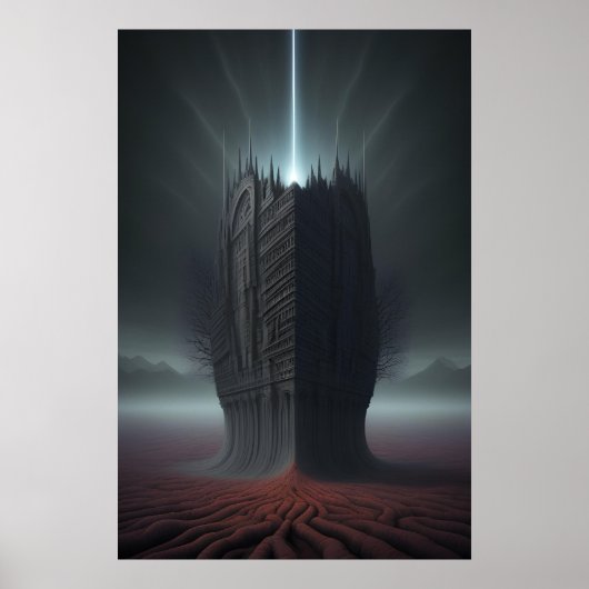 Hemelse onrust - Etherische Apocalyps Poster (Voorkant)