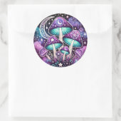 Hemelse paddenstoel Sticker met mystieke accenten  (Tas)