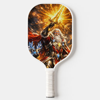 Hemelse Paladijn van het Eeuwige Licht Pickleball Paddle