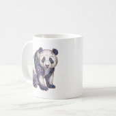 Hemelse Panda Mok Luxe Lijn Kunst (Voorkant links)