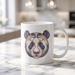 Hemelse Panda Mok Luxe Lijn Kunst