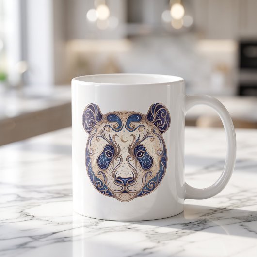 Hemelse Panda Mok Luxe Lijn Kunst