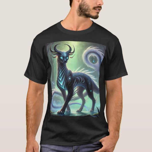 hemelse pantergeest t-shirt (Voorkant)
