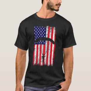 Hemelse Paraglider Paramotor Paragliding Amerikaan T-shirt