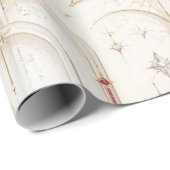 Hemelse Parel Kerst Inpakpapier (Rol Hoek)