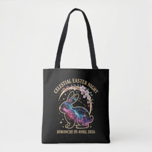 Hemelse Pasternacht 2026 Galaxy Konijn Constella Tote Bag