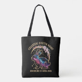 Hemelse Pasternacht 2026 Galaxy Konijn Constella Tote Bag (Achterkant)