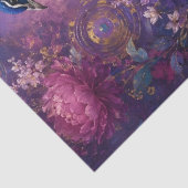 Hemelse Pauw Pioen Decoupage Tissuepapier (Detail)