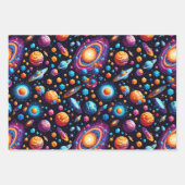 Hemelse Planeten en Sterren Inpakpapier Vel (Voorkant 2)