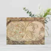 hemelse planisfeer kaart door Joseph Moxon (Staand voorkant)