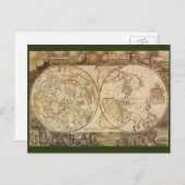  hemelse planisfeer kaart door Joseph Moxon (Voorkant / Achterkant)