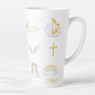 Hemelse Poorten Engelenvleugels Witte Duif Kruis G Latte Mok