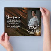 Hemelse Poorten Viering van het Leven Uitvaartprog Flyer (Hand)