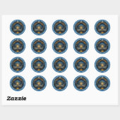 Hemelse Portaal | Boom des Levens Ronde Sticker (Vel)