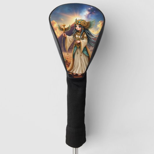 Hemelse Priesteres van de Gouden Piramide. Golfheadcover (Voorkant)