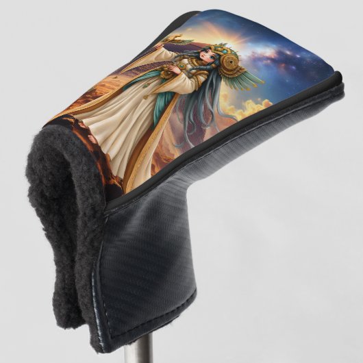 Hemelse Priesteres van de Gouden Piramide. Golfheadcover (3/4 voorkant)