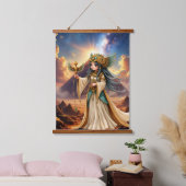 Hemelse Priesteres van de Gouden Piramide. Hangend Wandkleed (Slaapkamer)