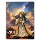 Hemelse Priesteres van de Gouden Piramide Notitieboek (Voorkant)