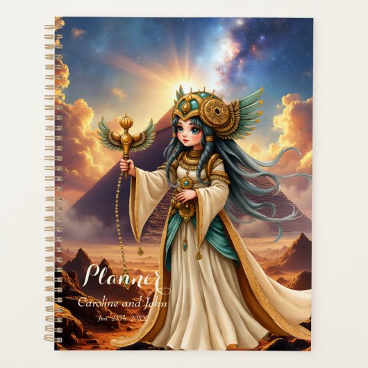 Hemelse Priesteres van de Gouden Piramide. Planner (Voorkant)