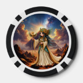 Hemelse Priesteres van de Gouden Piramide. Poker Chips (Achterkant)