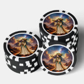 Hemelse Priesteres van de Gouden Piramide. Poker Chips (Opstapeling)