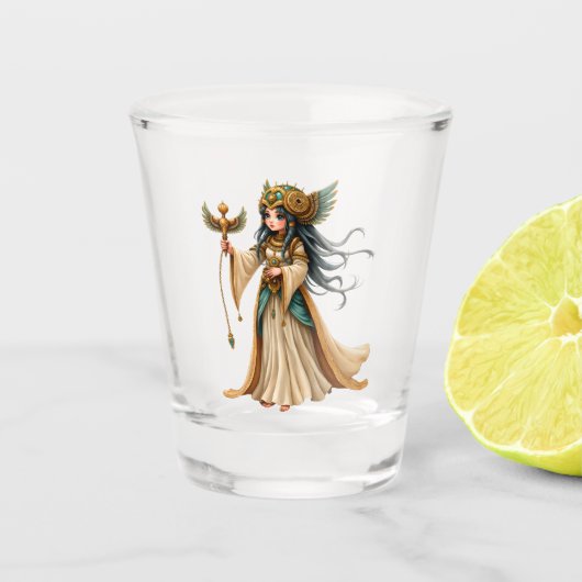 Hemelse Priesteres van de Gouden Piramide. Shot Glas (Voorkant)