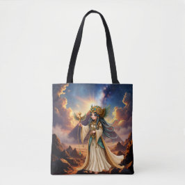 Hemelse Priesteres van de Gouden Piramide. Tote Bag