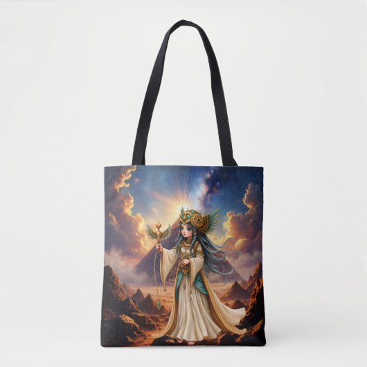 Hemelse Priesteres van de Gouden Piramide. Tote Bag (Voorkant)