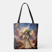 Hemelse Priesteres van de Gouden Piramide. Tote Bag (Achterkant)