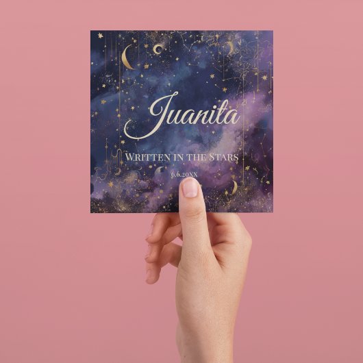 Hemelse Quinceañera, gewoonte Kaart