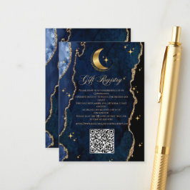 Hemelse Quinceanera QR Geschenk Bijlagekaart Informatiekaartje