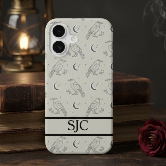 Hemelse Raaf Donkere Academie iPhone 16 Hoesje