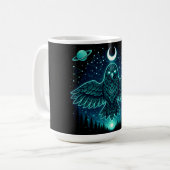 Hemelse Raaf – Kosmische Boodschapper Wildlife Mel Koffiemok (Voorkant links)