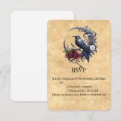 Hemelse Raven RSVP De Timeloze Nocturne Kaartje (Voorkant / Achterkant)