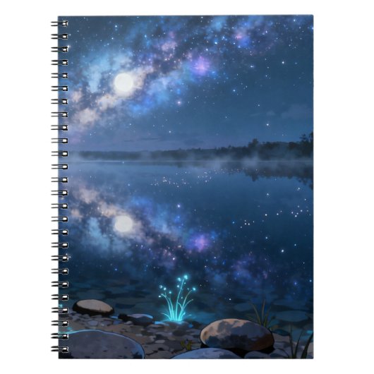 Hemelse Reflectie Spiraal Notebook Notitieboek (Voorkant)