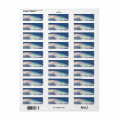 hemelse regenboog etiket (Full Sheet)