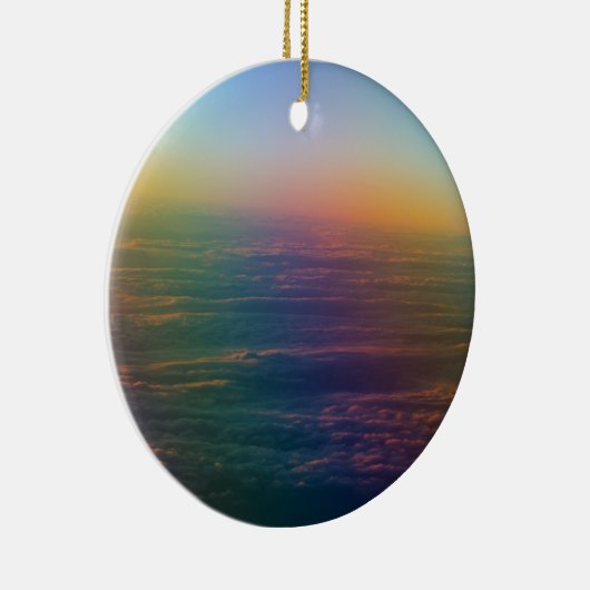 Hemelse regenboog keramisch ornament (Rechts)