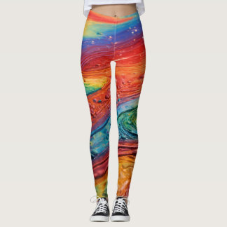 "Hemelse regenboogdromen: Y2K esthetische Leggings
