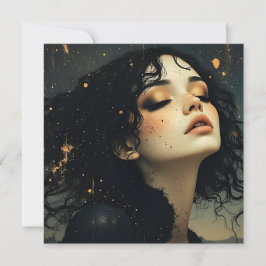 Hemelse Reverie / Stardust & Shadows Ai Kunst Kaart