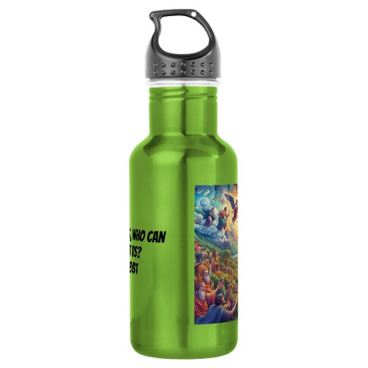 hemelse rivier waterfles (Achterkant)